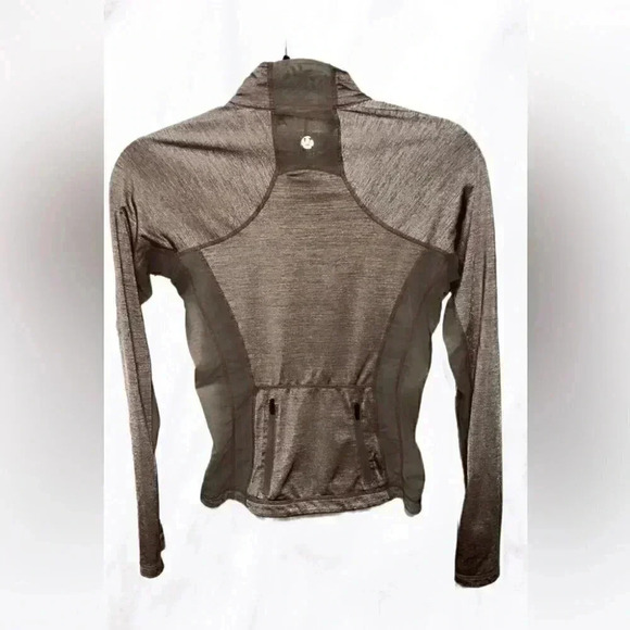 Lululemon throwback fitted casual athletic yoga  stretch shape pale pink jcket 2 - Picture 3 of 4